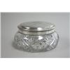 Image 1 : Round Cut Glass Covered Casket