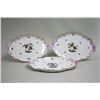 Image 1 : 3 Herend "Rothschild" Ribbon Platters
