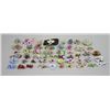 Image 1 : Porcelain & shell floral brooches & earrings