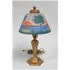 Image 1 : Reverse Painted Table Lamp