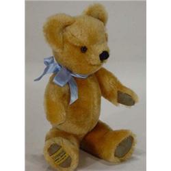 Merrythought teddy bear with jointed limbs, 38cm high…