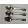 Image 1 : Three Victorian silver table spoons, London, 1845…