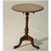 Image 1 : Victorian walnut games table with circular top inlaid with a chess table on a baluster turned col…