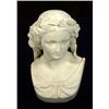 Image 1 : Copeland Parian bust of 'Miranda', WC Marshall sculpt, impressed marks to back, 22cm high…