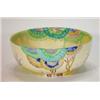 Image 1 : Hand painted Clarice Cliff bizarre 'Rhodanthe' patterned bowl, 21cm diameter…