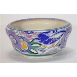 Carter, Stabler & Adams Poole pottery 'Bluebird' design hand painted bowl, impressed marks and in…