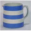 Image 1 : T.G. Green blue and white Cornishware jug, 10cm high…