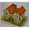 Image 1 : Maritomoware hand painted cottage shaped butter dish and cover, 14cm high…