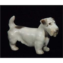 Hand painted Bing & Grundell terrier dog, 6cm high, marks to base…