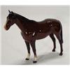 Image 1 : Large brown Beswick horse, 23cm high…