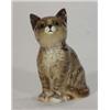 Image 1 : Hand painted seated Beswick tabby cat, 11cm high, marks to base…