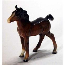 Small brown Beswick horse, 12cm high…