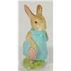 Image 1 : Hand painted Beswick Beatrix Potter 'Mrs Flopsy Bunny' with gold back stamp…