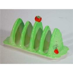 Hand painted Beswick tomato and leaf design toast rack…