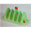 Image 1 : Hand painted Beswick tomato and leaf design toast rack…