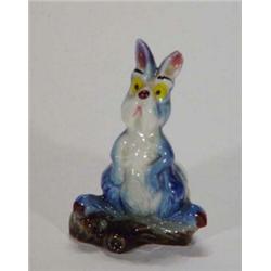 Hand painted Wade Merlin as a hare, 6cm high…