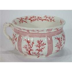 Ridgeway transfer printed cherry patterned chamberpot…