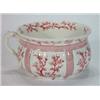 Image 1 : Ridgeway transfer printed cherry patterned chamberpot…