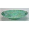 Mottled green Beswick twin handled shallow bowl, 30cm diameter…