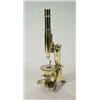 Image 1 : Baker, London, brass microscope, 40cm high…