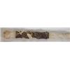 Rider's whip with carved ivory handle, modelled as a dog's head with a band of deer…