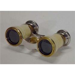 Pair of brass opera glasses…