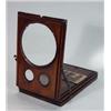 Image 1 : Mahogany framed table stereo graphoscope…