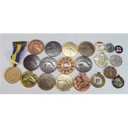 Selection of assorted Rifle Association medals, coins, badges, etc…