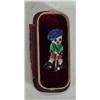 Image 1 : Enamelled golfer badge…