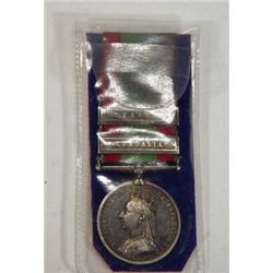 Victorian Afghanistan medal with Kabul and Charasia bars…