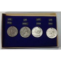 Four London County Council commemorative medals…