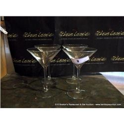 LOT: MARTINI GLASSES 4X THE MONEY