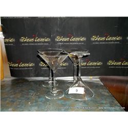 LOT: MARTINI GLASSES 4X THE MONEY