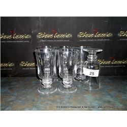 ----->PULLED BY LANDLORD<----- LOT: COFFEE GLASSES 6X MONEY