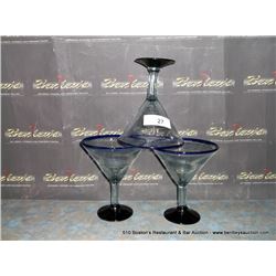 LOT: MARGARITA GLASSES 3X THE MONEY