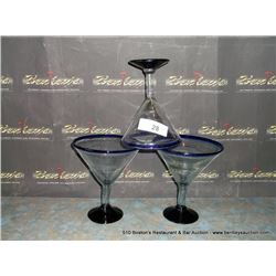 LOT: MARGARITA GLASSES 3X THE MONEY
