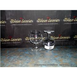 LOT: BRANDY GLASSES 2X THE MONEY