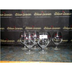 ----->PULLED BY LANDLORD<----- LOT: BEER GLASSES 6X THE MONEY