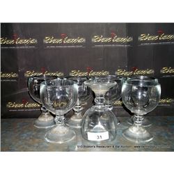 LOT: BEER SCOONERS GLASSES 7X THE MONEY
