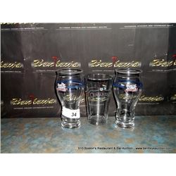 LOT: BEER GLASSES 3X THE MONEY
