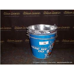 LOT: BUDWEISER ICE BUCKETS 4X THE MONEY