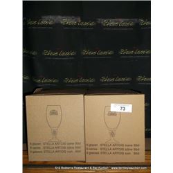 ----->PULLED BY LANDLORD<----- BOX: STELLA  ARTOIS BEER GLASSES 12X THE MONEY