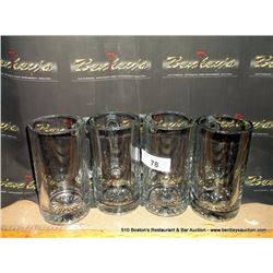 LOT: BEER MUGS 4X THE MONEY