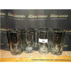 LOT: BEER MUGS 4X THE MONEY
