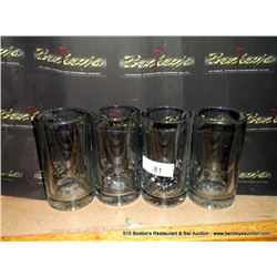 LOT: BEER MUGS 4X THE MONEY