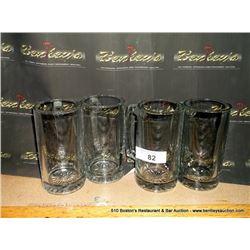 LOT: BEER MUGS 4X THE MONEY