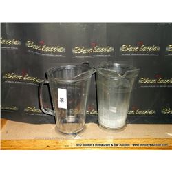 LOT: BEER PITCHERS 2X THE MONEY