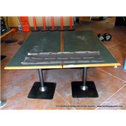 LOT: DINING TABLES 66" X 30" 2X THE MONEY