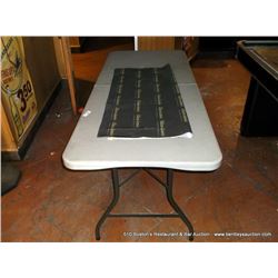 PORTABLE FOLDING TABLE 30" X 72"