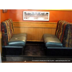 LOT: C-BOOTH SEATS 3X THE MONEY